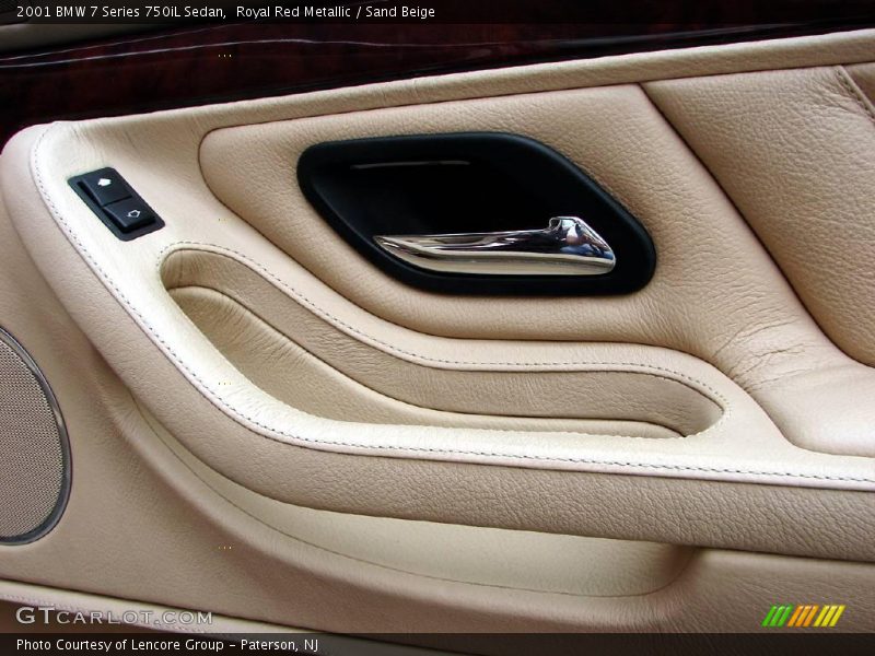 Royal Red Metallic / Sand Beige 2001 BMW 7 Series 750iL Sedan
