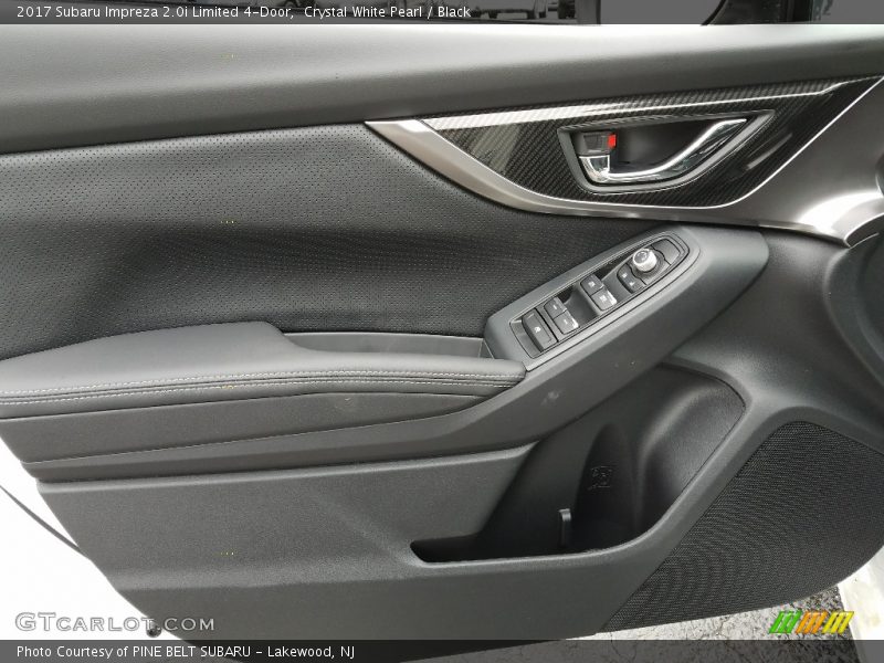 Crystal White Pearl / Black 2017 Subaru Impreza 2.0i Limited 4-Door