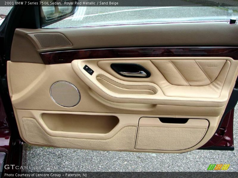 Royal Red Metallic / Sand Beige 2001 BMW 7 Series 750iL Sedan