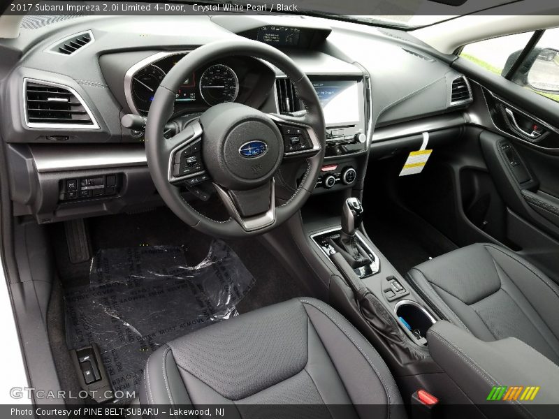  2017 Impreza 2.0i Limited 4-Door Black Interior