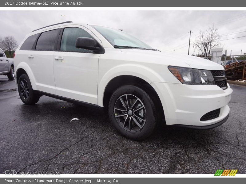 Vice White / Black 2017 Dodge Journey SE