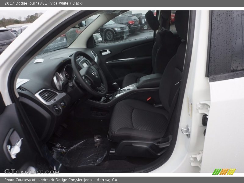 Vice White / Black 2017 Dodge Journey SE