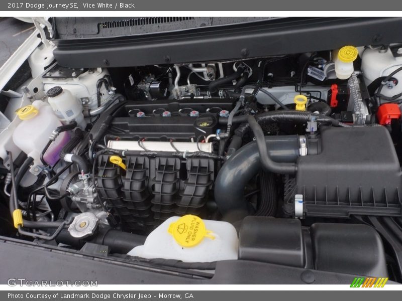Vice White / Black 2017 Dodge Journey SE