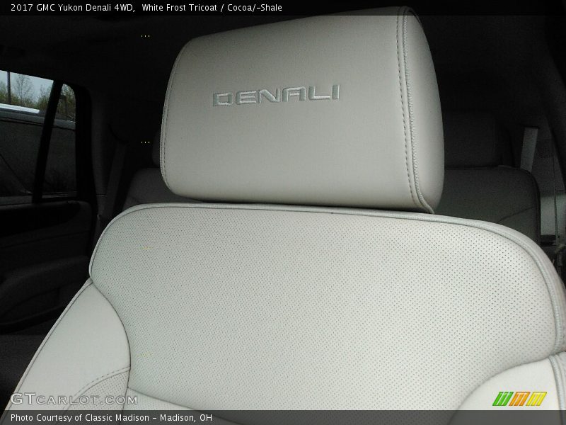 White Frost Tricoat / Cocoa/­Shale 2017 GMC Yukon Denali 4WD