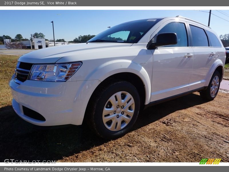 Vice White / Black 2017 Dodge Journey SE