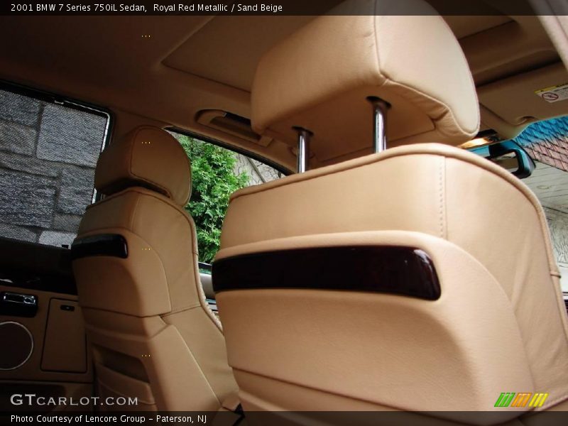 Royal Red Metallic / Sand Beige 2001 BMW 7 Series 750iL Sedan