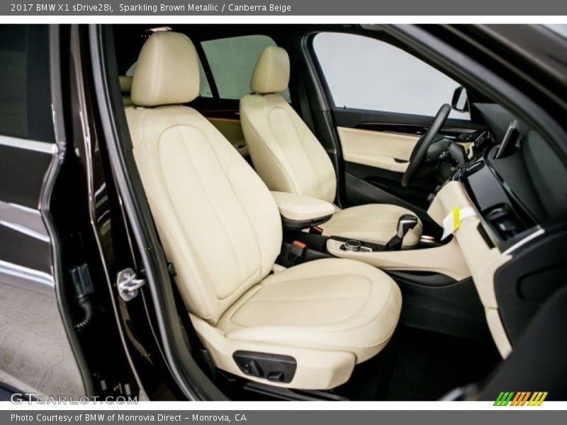Sparkling Brown Metallic / Canberra Beige 2017 BMW X1 sDrive28i