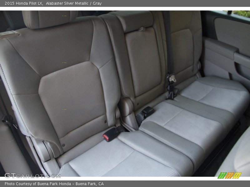 Alabaster Silver Metallic / Gray 2015 Honda Pilot LX