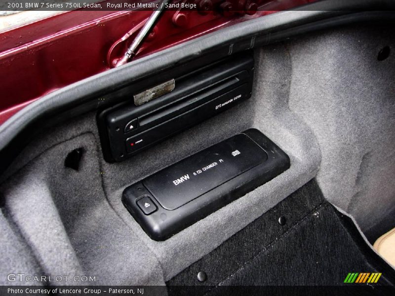 Royal Red Metallic / Sand Beige 2001 BMW 7 Series 750iL Sedan