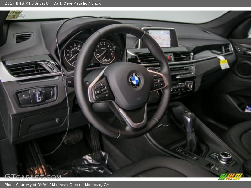 Dark Olive Metallic / Black 2017 BMW X1 xDrive28i