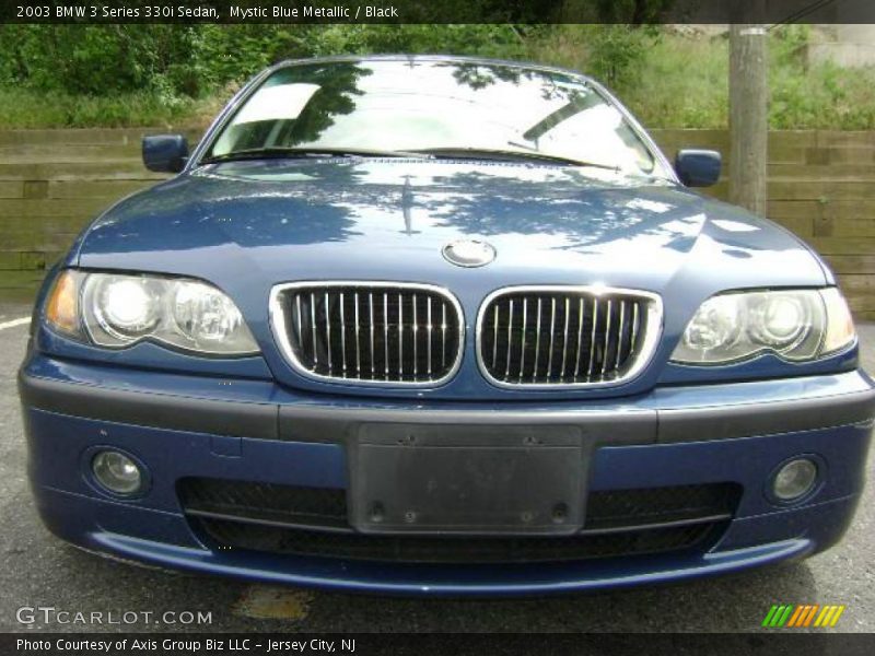 Mystic Blue Metallic / Black 2003 BMW 3 Series 330i Sedan