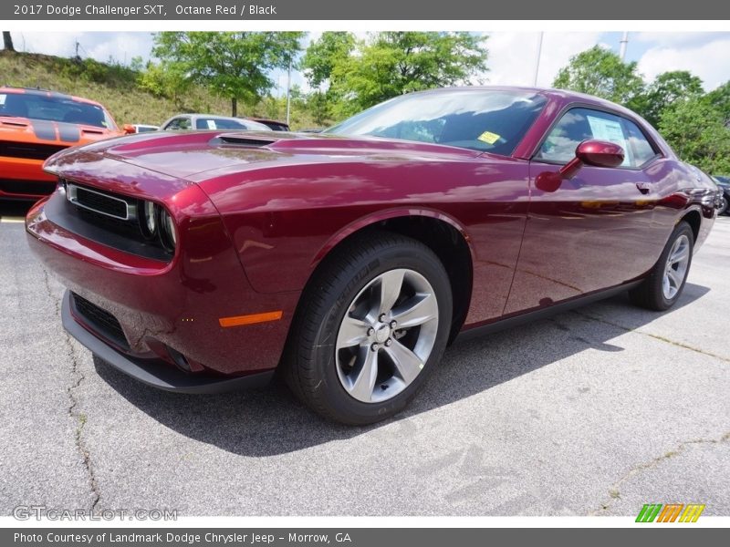 Octane Red / Black 2017 Dodge Challenger SXT
