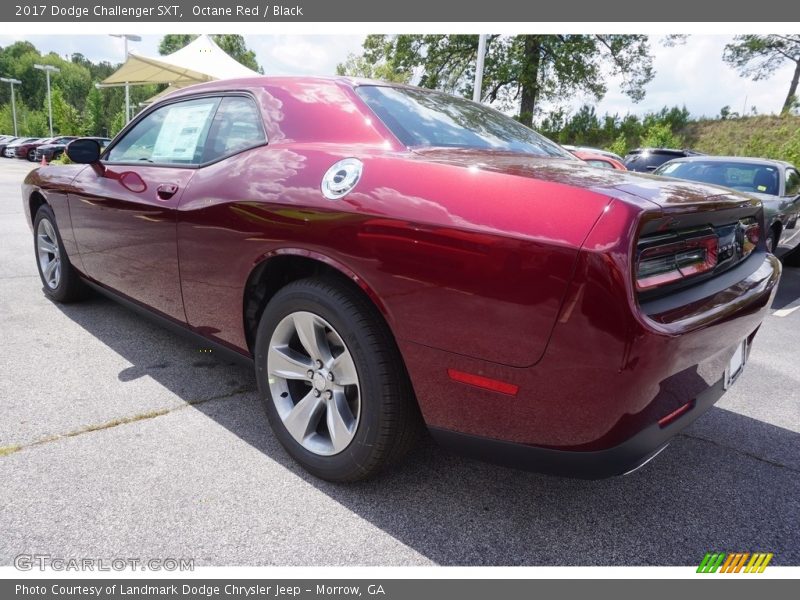 Octane Red / Black 2017 Dodge Challenger SXT