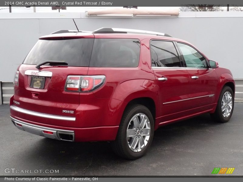 Crystal Red Tintcoat / Ebony 2014 GMC Acadia Denali AWD