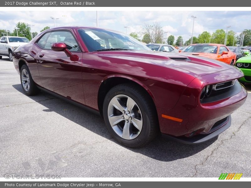 Octane Red / Black 2017 Dodge Challenger SXT