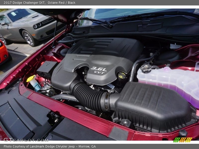 Octane Red / Black 2017 Dodge Challenger SXT