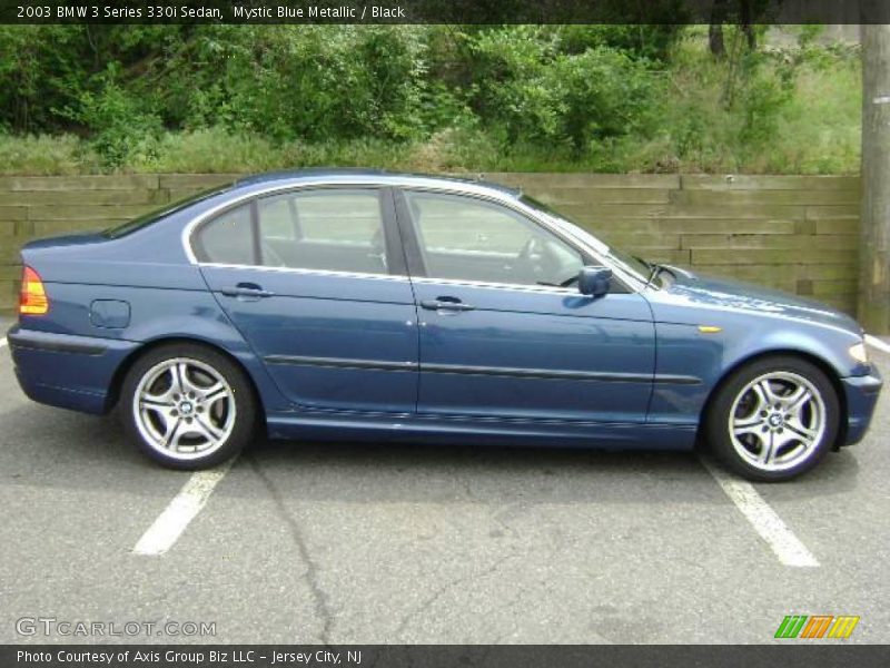 Mystic Blue Metallic / Black 2003 BMW 3 Series 330i Sedan