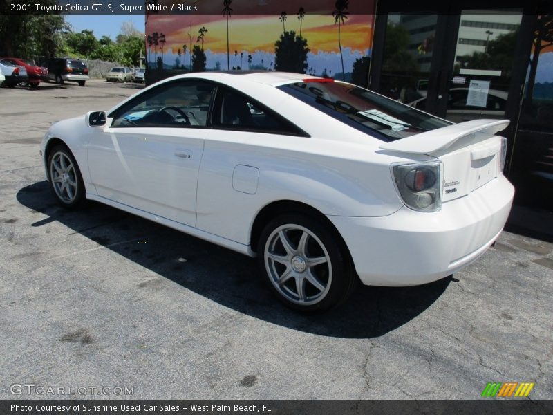 Super White / Black 2001 Toyota Celica GT-S