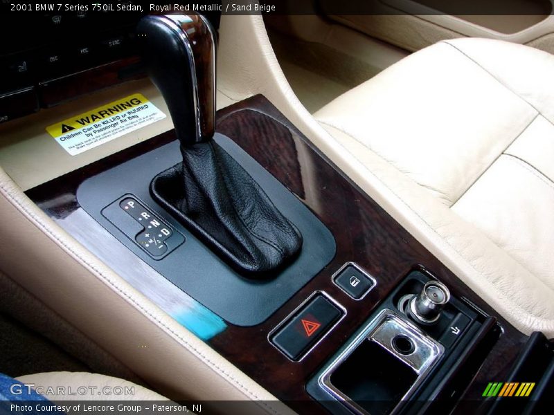 Royal Red Metallic / Sand Beige 2001 BMW 7 Series 750iL Sedan