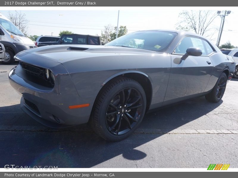 Destroyer Grey / Black 2017 Dodge Challenger SXT
