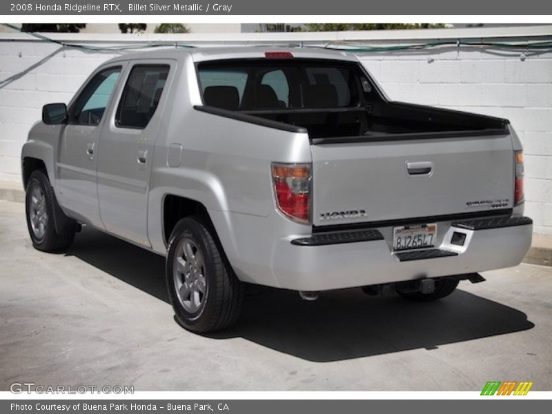 Billet Silver Metallic / Gray 2008 Honda Ridgeline RTX