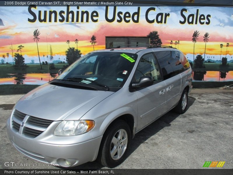 Bright Silver Metallic / Medium Slate Gray 2006 Dodge Grand Caravan SXT