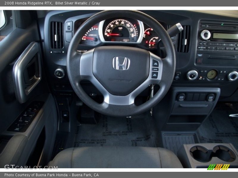 Billet Silver Metallic / Gray 2008 Honda Ridgeline RTX