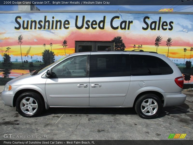 Bright Silver Metallic / Medium Slate Gray 2006 Dodge Grand Caravan SXT
