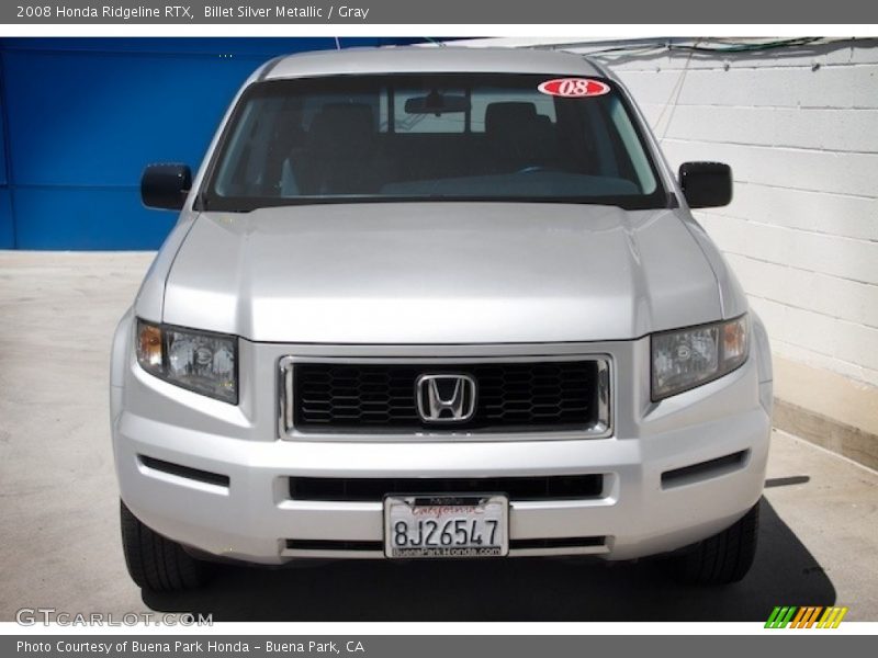 Billet Silver Metallic / Gray 2008 Honda Ridgeline RTX