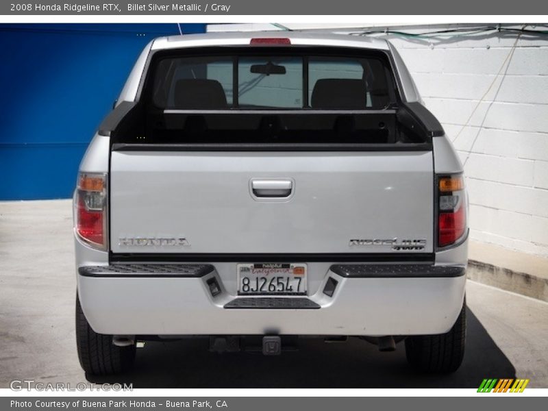 Billet Silver Metallic / Gray 2008 Honda Ridgeline RTX