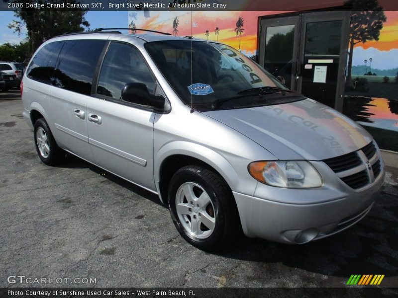 Bright Silver Metallic / Medium Slate Gray 2006 Dodge Grand Caravan SXT