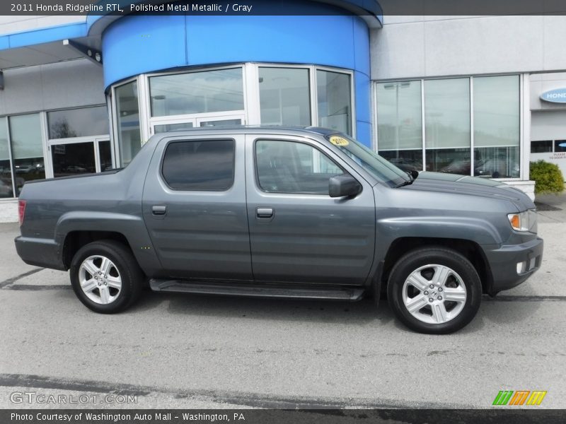 Polished Metal Metallic / Gray 2011 Honda Ridgeline RTL