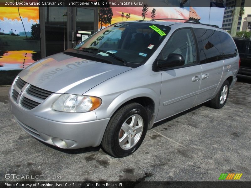 Bright Silver Metallic / Medium Slate Gray 2006 Dodge Grand Caravan SXT