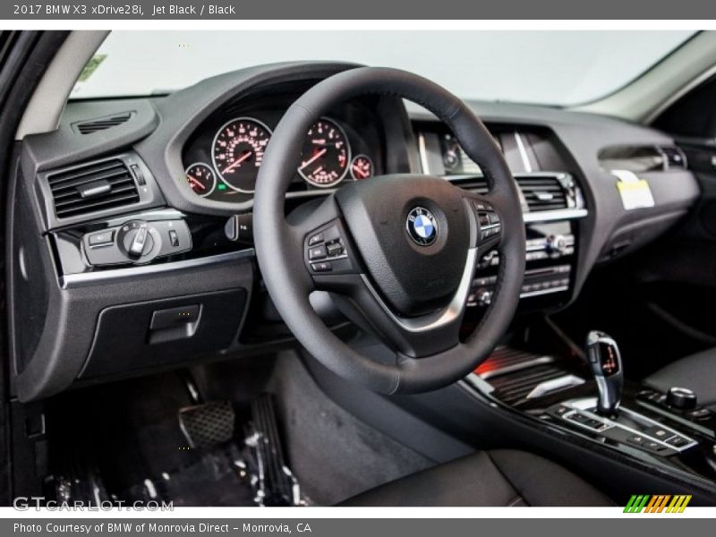 Jet Black / Black 2017 BMW X3 xDrive28i