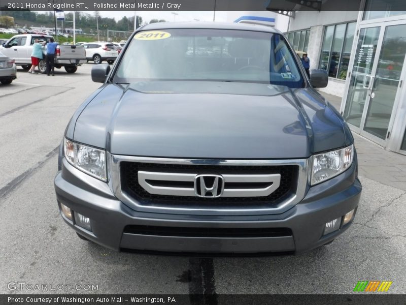 Polished Metal Metallic / Gray 2011 Honda Ridgeline RTL