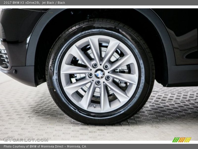Jet Black / Black 2017 BMW X3 xDrive28i