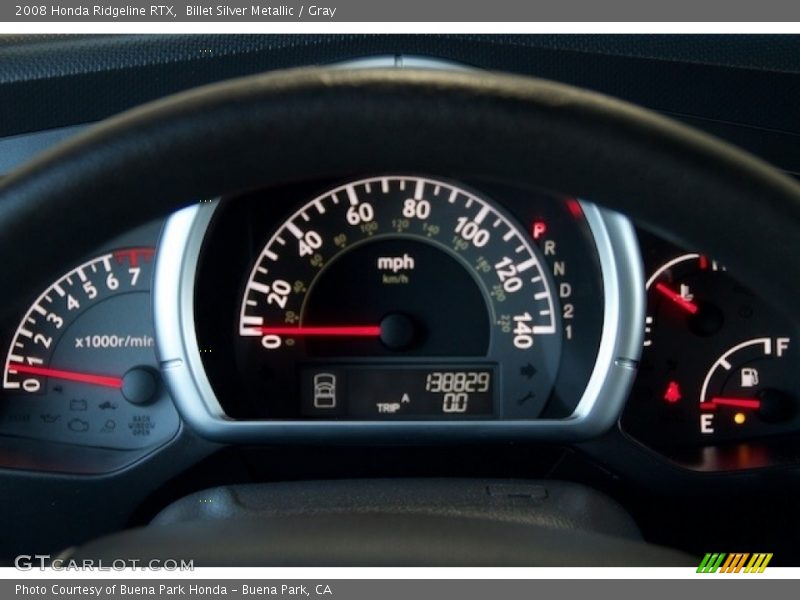 Billet Silver Metallic / Gray 2008 Honda Ridgeline RTX