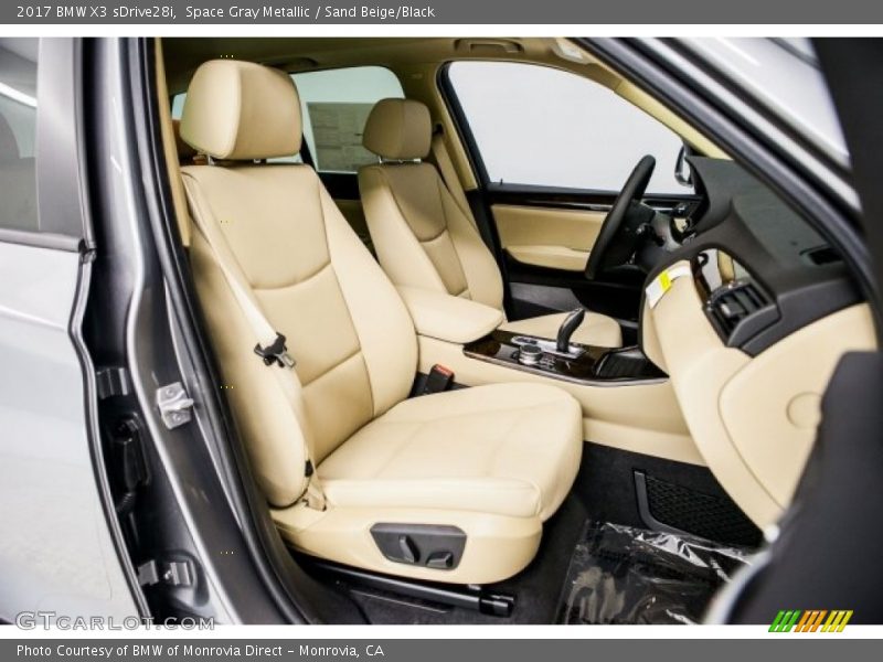 Space Gray Metallic / Sand Beige/Black 2017 BMW X3 sDrive28i