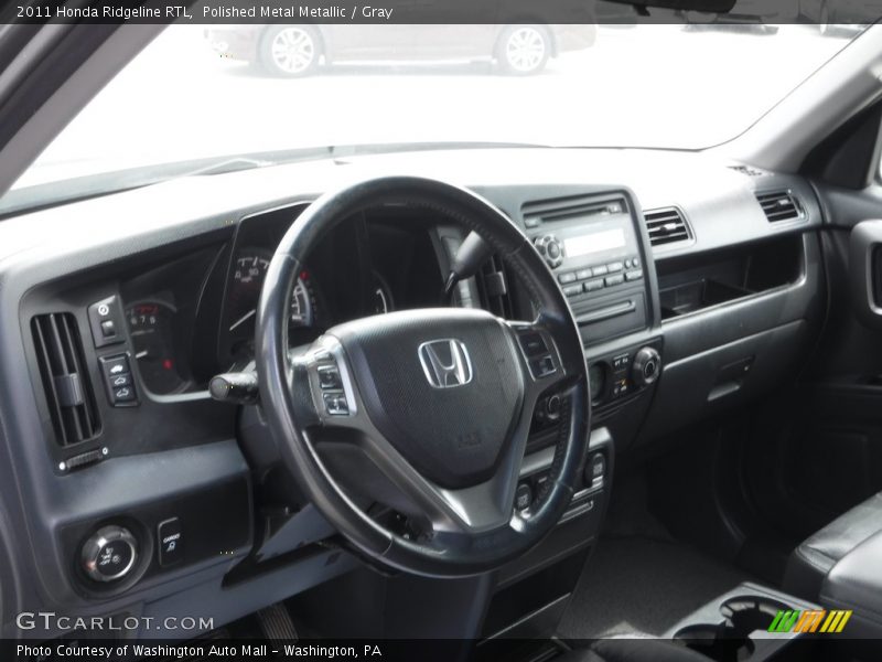 Polished Metal Metallic / Gray 2011 Honda Ridgeline RTL