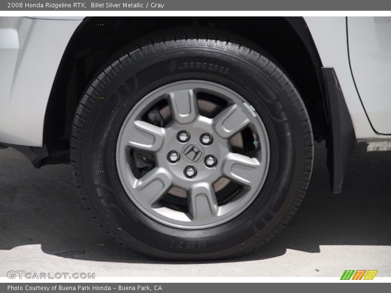 Billet Silver Metallic / Gray 2008 Honda Ridgeline RTX