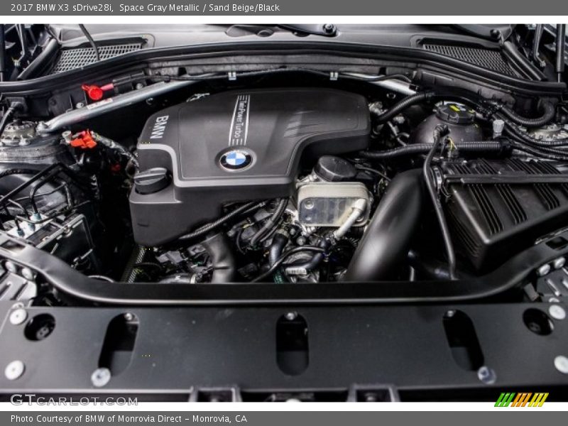 Space Gray Metallic / Sand Beige/Black 2017 BMW X3 sDrive28i