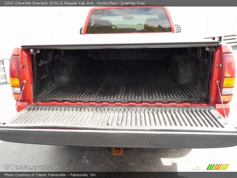 Victory Red / Graphite Gray 2002 Chevrolet Silverado 1500 LS Regular Cab 4x4