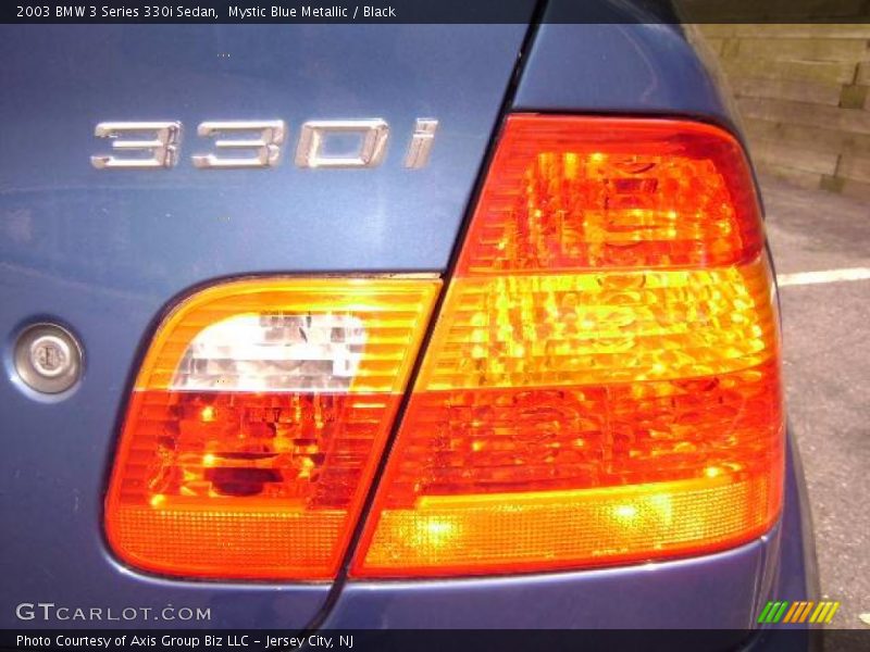 Mystic Blue Metallic / Black 2003 BMW 3 Series 330i Sedan