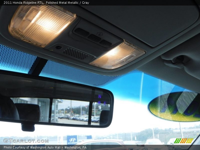 Polished Metal Metallic / Gray 2011 Honda Ridgeline RTL