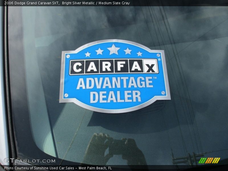 Bright Silver Metallic / Medium Slate Gray 2006 Dodge Grand Caravan SXT
