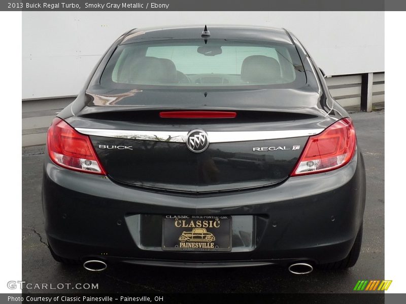 Smoky Gray Metallic / Ebony 2013 Buick Regal Turbo