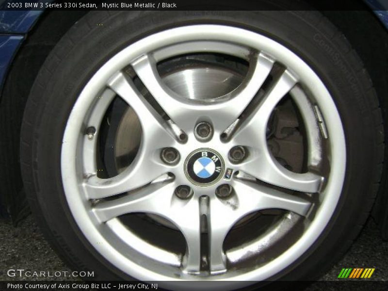 Mystic Blue Metallic / Black 2003 BMW 3 Series 330i Sedan