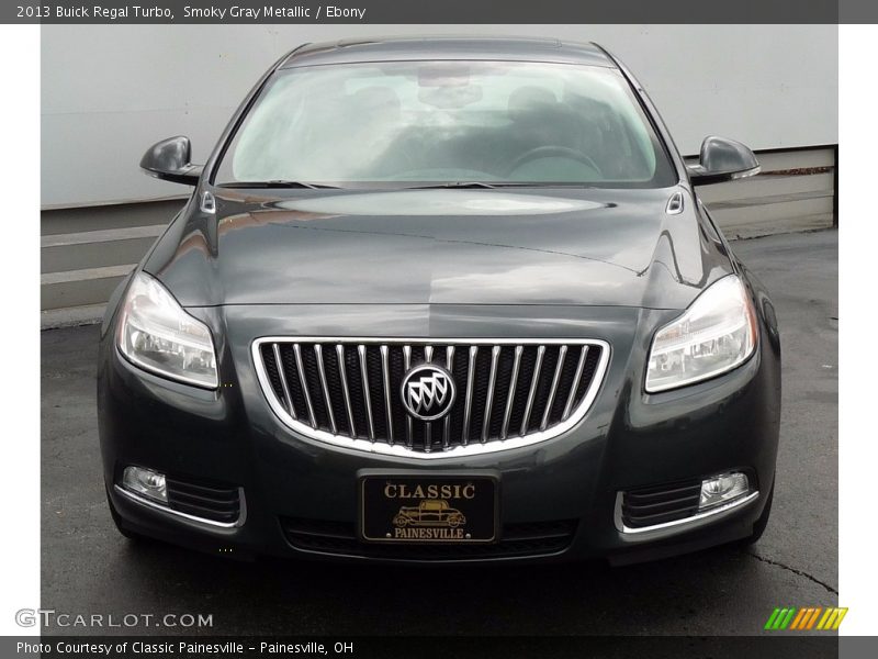 Smoky Gray Metallic / Ebony 2013 Buick Regal Turbo