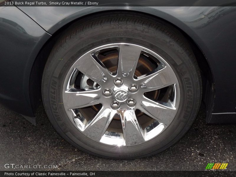 Smoky Gray Metallic / Ebony 2013 Buick Regal Turbo