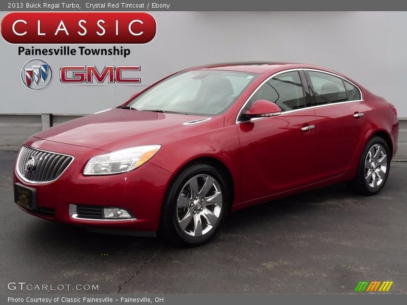 Crystal Red Tintcoat / Ebony 2013 Buick Regal Turbo